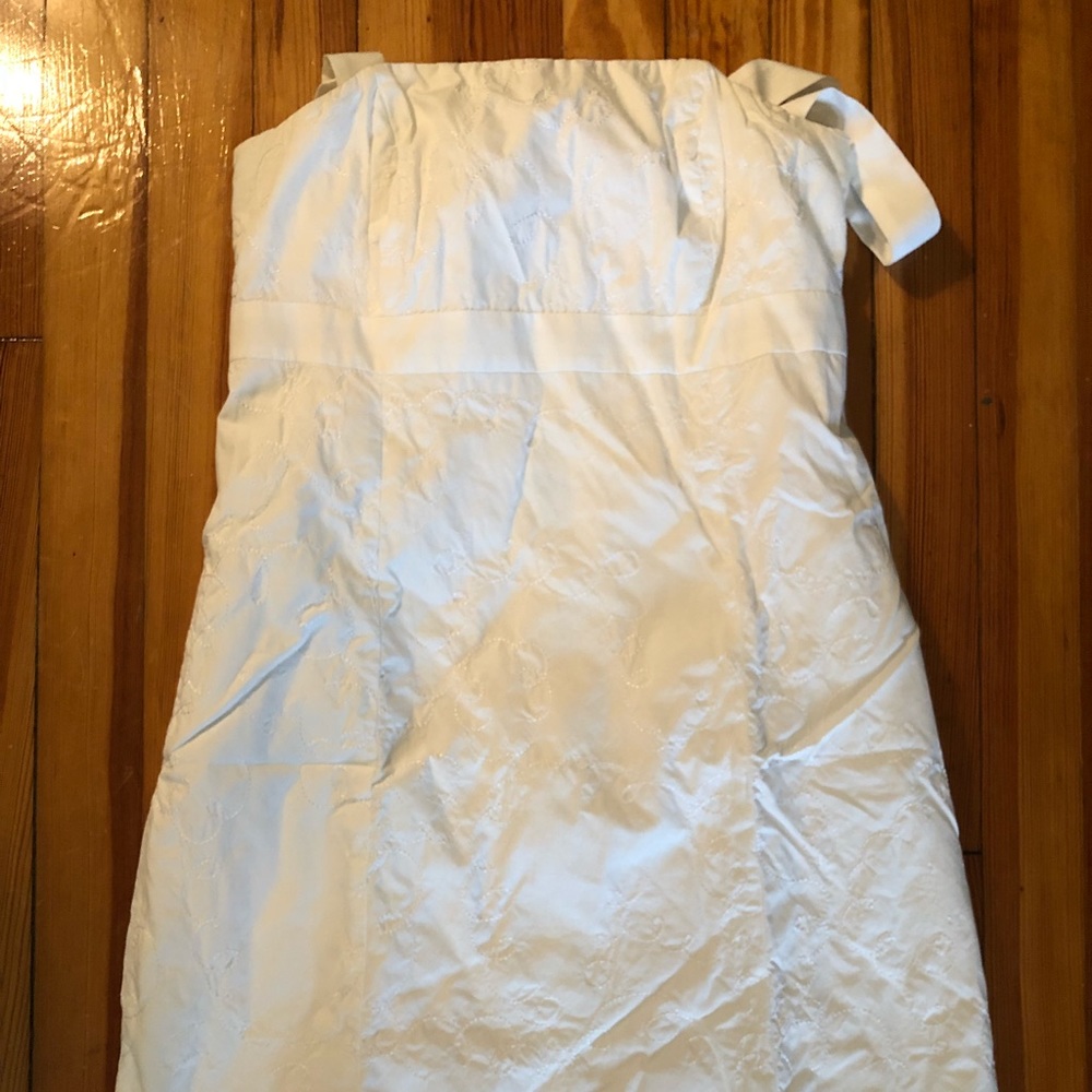 Lilly Pulitzer Strapless white Dress - Size 4